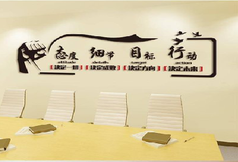 洪湖企业文化墙主要展示什么？