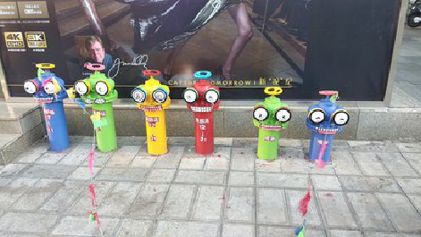 洪湖商业区彩绘